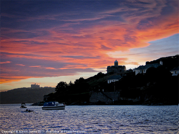 St Mawes and Pendennis Castle Picture Board by K7 Photography