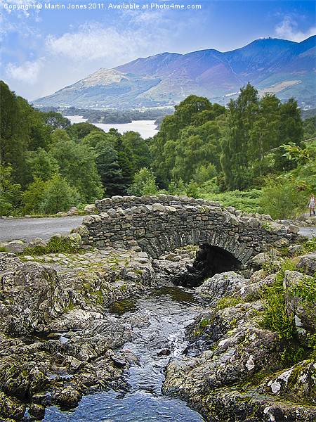 Ashness Bridge to Skiddaw Picture Board by K7 Photography