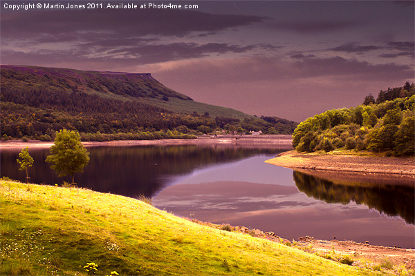 Ladybower Reservoir Reflections Picture Board by K7 Photography