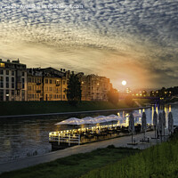 Buy canvas prints of Twilight Splendor in Vilnius by K7 Photography