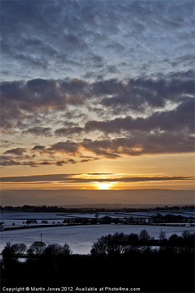 South Yorkshire Sunset Picture Board by K7 Photography