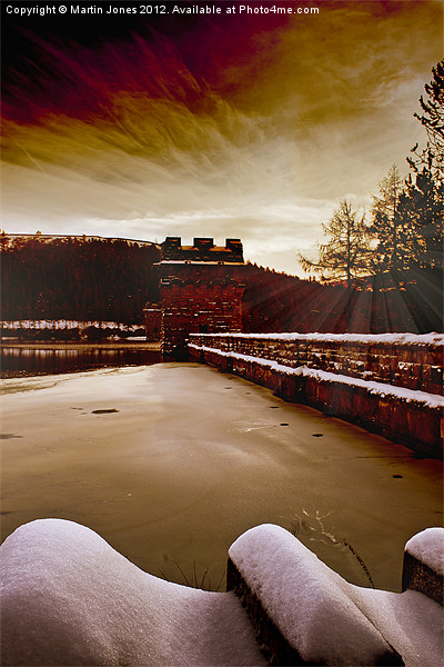 Ice on the Dam Picture Board by K7 Photography