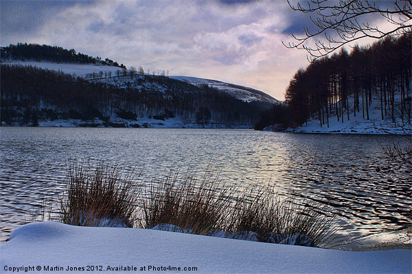 Ouzeldon Clough Winter Morning Picture Board by K7 Photography