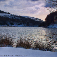 Buy canvas prints of Ouzeldon Clough Winter Morning by K7 Photography