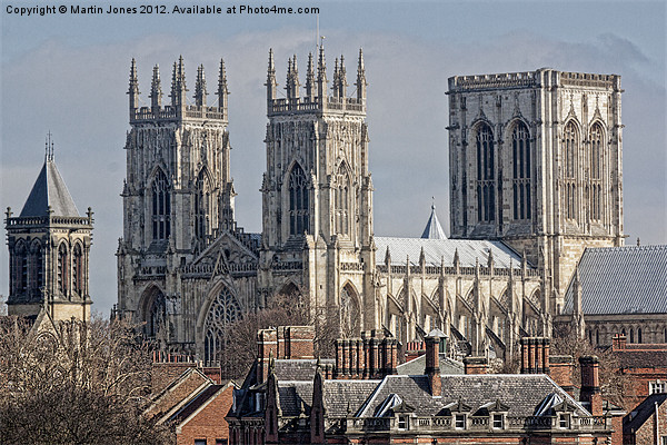 York Minster Skyline Picture Board by K7 Photography