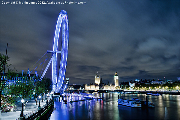 London Eye - Big River Vista Picture Board by K7 Photography