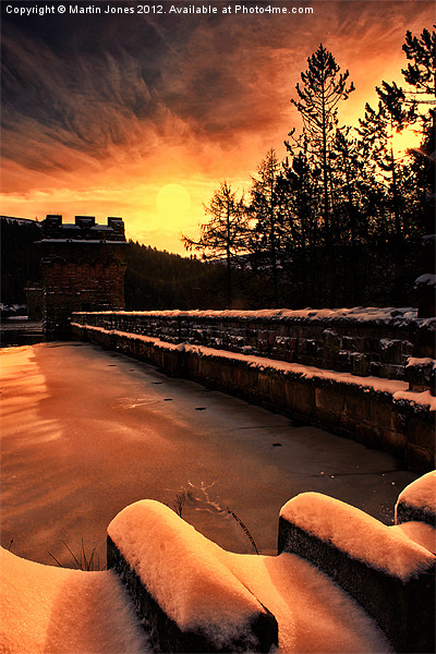 Sun Up over Howden Dam Picture Board by K7 Photography
