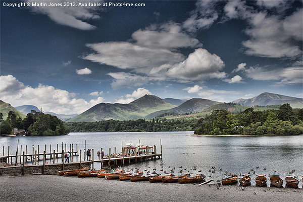 Keswick Landing Stages Picture Board by K7 Photography