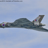 Buy canvas prints of Vulcan XH558 by K7 Photography