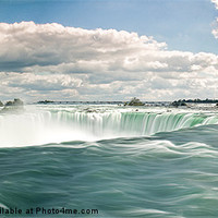 Buy canvas prints of The Horseshoe Falls Niagara NY by K7 Photography