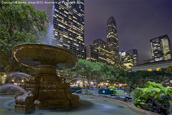 Bryant Park, NYC Picture Board by K7 Photography