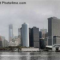 Buy canvas prints of The Tip of Manhatten by K7 Photography
