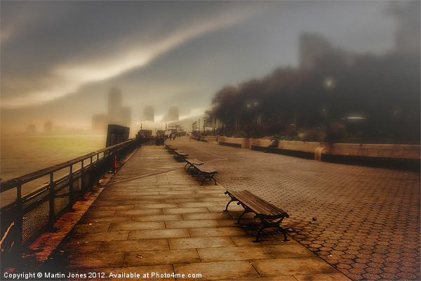 Manhattan Mist Picture Board by K7 Photography