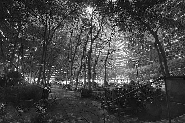 Bryant Park, New York City Picture Board by K7 Photography