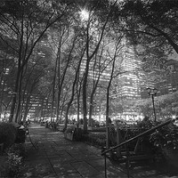 Buy canvas prints of Bryant Park, New York City by K7 Photography