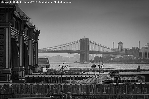 Brooklyn Bridge Picture Board by K7 Photography