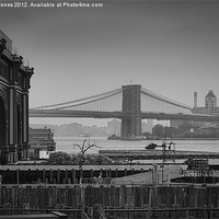 Buy canvas prints of Brooklyn Bridge by K7 Photography
