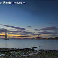 Buy canvas prints of The Bridges of the Forth by K7 Photography