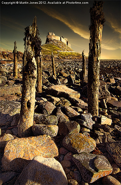 Lindisfarne Sun Up Picture Board by K7 Photography