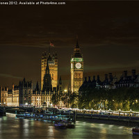 Buy canvas prints of A Westminster Evening by K7 Photography