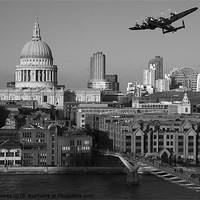 Buy canvas prints of Lancaster over London by K7 Photography
