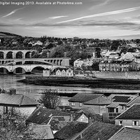 Buy canvas prints of Rooftops of Berwick by K7 Photography