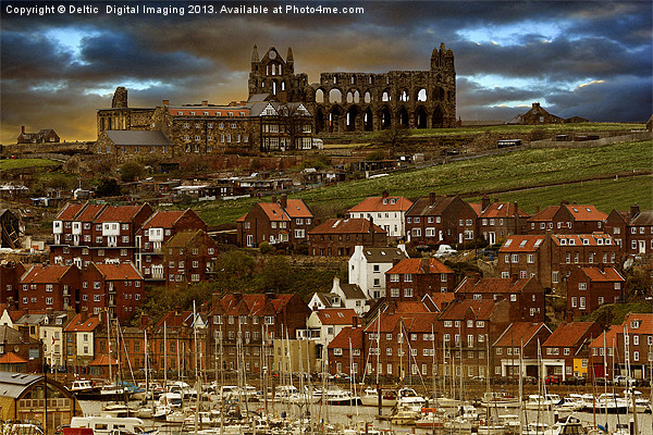 Whitby Abbey Picture Board by K7 Photography