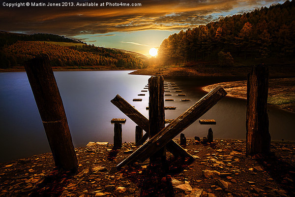 Pillars of Derwent Sunrise Picture Board by K7 Photography