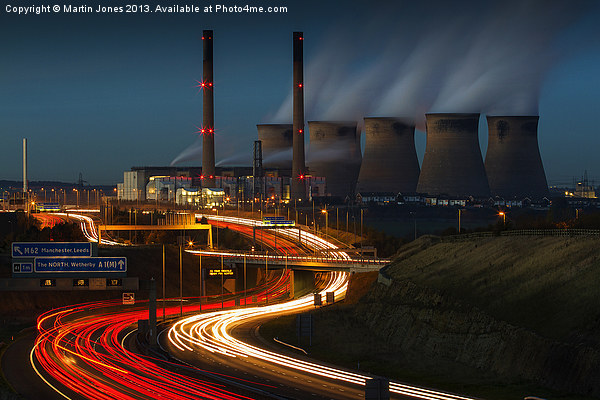 The Industrial Power of Ferrybridge Picture Board by K7 Photography