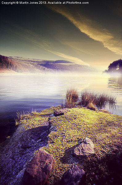 Enchanting Misty Morning at Derwent Reservoir Picture Board by K7 Photography