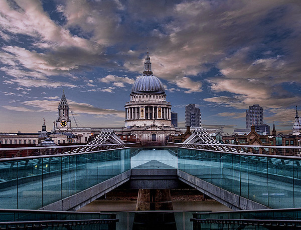 The Stunning London Millennium Bridge Picture Board by K7 Photography