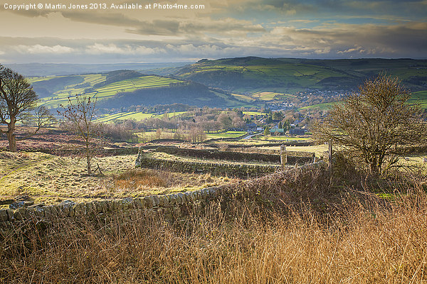 Over Curbar to Chatsworth Picture Board by K7 Photography