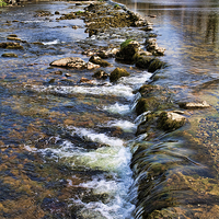 Buy canvas prints of The Wharf at Grassington by K7 Photography