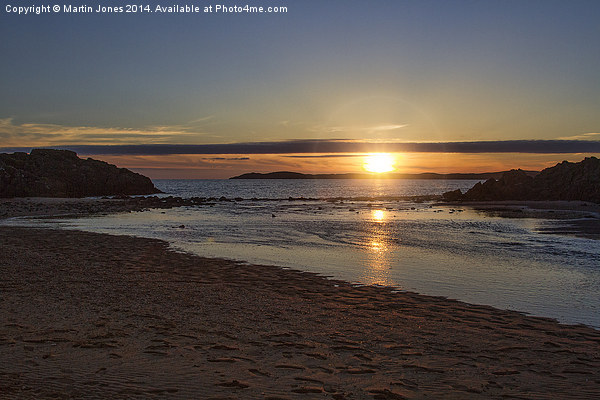 LLandwyn Island Sunset Picture Board by K7 Photography