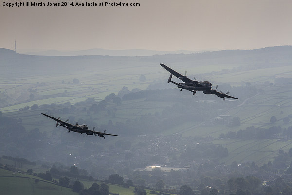 Lancasters over Ladybower Picture Board by K7 Photography