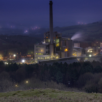 Buy canvas prints of  The Glow of Industry by K7 Photography
