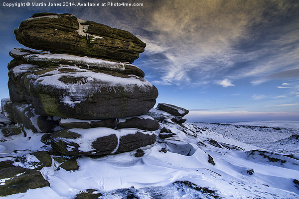  Gritstone Monoliths of Higger Tor Picture Board by K7 Photography