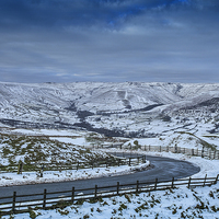 Buy canvas prints of  The Road into Edale by K7 Photography