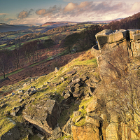 Buy canvas prints of Over Hathersage from the Surprise View by K7 Photography