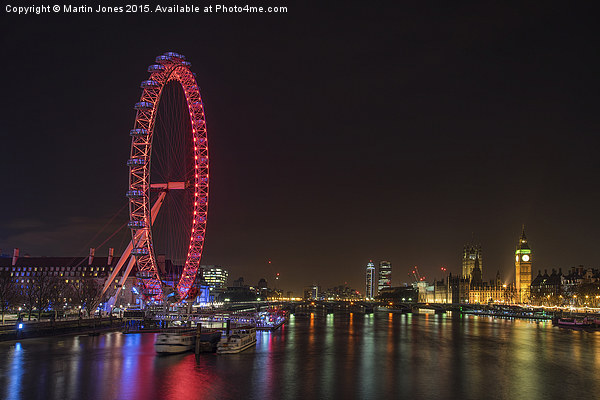 The London Eye and County Hall Picture Board by K7 Photography