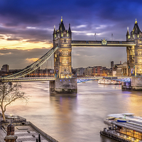 Buy canvas prints of  Tower Bridge by K7 Photography