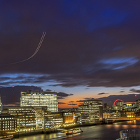 Buy canvas prints of  From the Shard  to the London Eye by K7 Photography