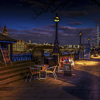 Buy canvas prints of  Lambeth Evening Walk by K7 Photography