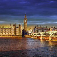 Buy canvas prints of  The Palace of Westminster by K7 Photography