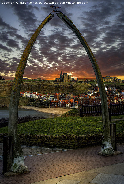  The Whalebones of Whitby Picture Board by K7 Photography