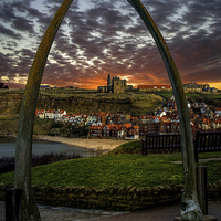 Buy canvas prints of  The Whalebones of Whitby by K7 Photography