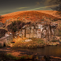 Buy canvas prints of  The Waterfalls of Three Shires Head by K7 Photography