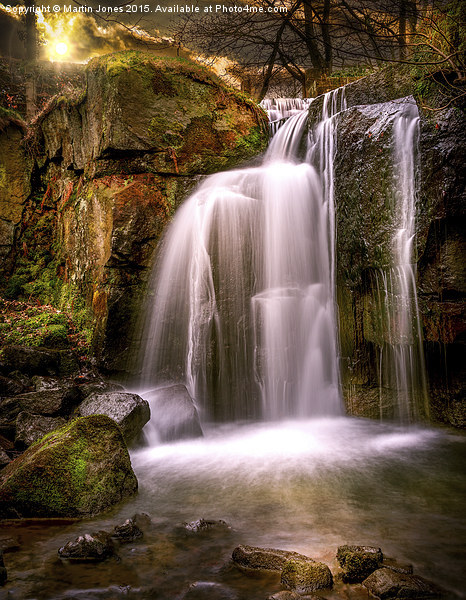  Evening over The Falls at Lumsdale Picture Board by K7 Photography