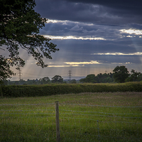 Buy canvas prints of  The Vale of Mowbray at Sundown by K7 Photography