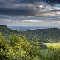 Buy canvas prints of  Roulston Scar from Sutton Bank by K7 Photography